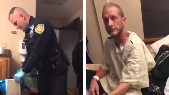 Des policiers recherchent de la marijuana dans la chambre d’hôpital d'un homme atteint du cancer du pancréas