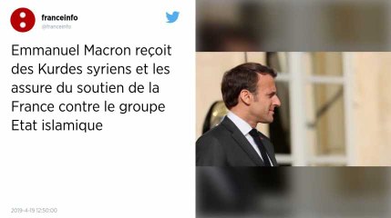 Emmanuel Macron reçoit des Kurdes syriens et les assure du soutien de la France contre l’EI