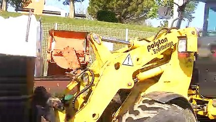 La piste du stade Juline Olive est en cours de construction.