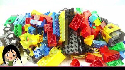 Train Toys Construction Vehicles for Kids Lego Duplo Video Learn Colors with Toy Vehicles for Kids