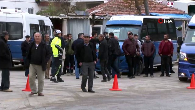 Mazot yüklü tanker dolmuşa çarpıp takla attı: 1 yaralı