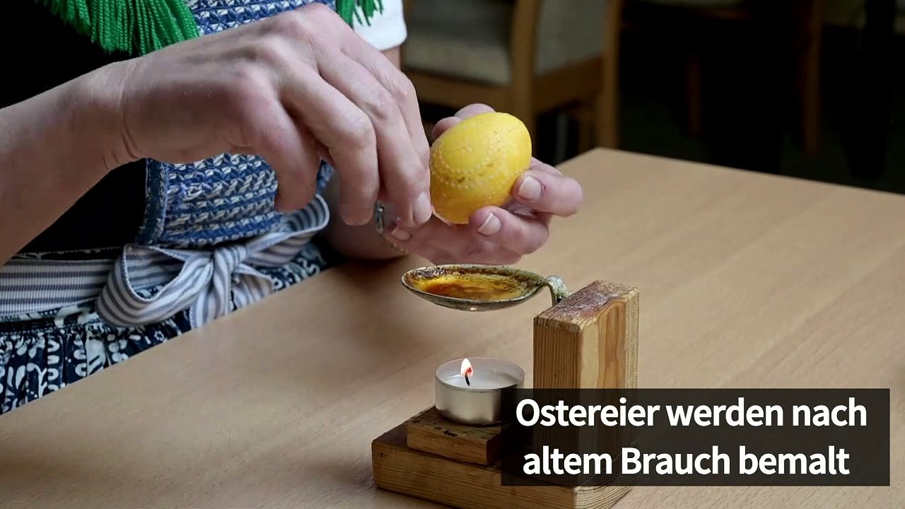 So bemalen die Sorben ihre Ostereier