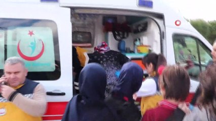 Elektrik sobasından çıkan yangında 4 kişilik aile son anda kurtuldu