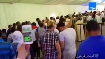 المصريون في دبي يشاركون فى الاستفتاء على تعديل الدستور بهتاف 