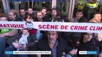 Climat : appel à la désobéissance civile à Paris