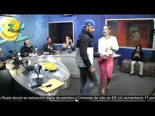 Joel Lopez y Lisa Blanco bailando charanga en Elmismogolpe con Jochy