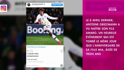 Antoine Griezmann papa pour la deuxième fois : son adorable cliché avec son fils dévoilé