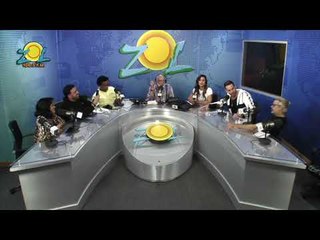 Clarissa, Celines, Molusco, Frank y Jaime parte del elenco de la película "Qué León" en Elmismogolpe