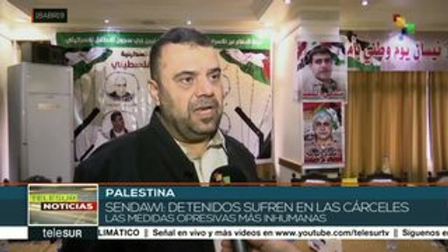 Palestinos exigen la libertad de miles de presos en cárceles israelíes