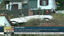 Portugal: mueren 29 turistas al caer un autobús en un barranco