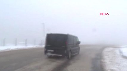 Kütahya Domaniç'te Kar Yağışı