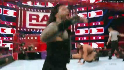 Styles, Reigns & Rollins vs