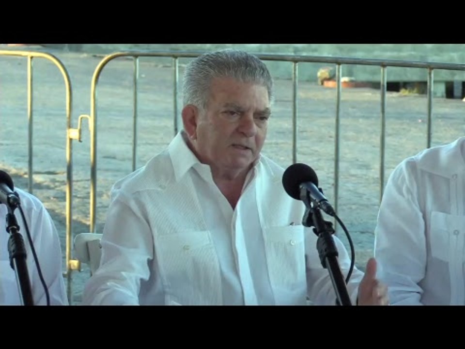 El Sol de la Mañana en vivo desde el primer picazo para la reconstrucción del puerto de Puerto Plata