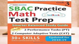 Full E-book  SBAC Test Prep: 3rd Grade Math Common Core Practice Book and Full-length Online