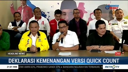 TKN Deklarasi Kemenangan Jokowi-Ma'ruf Versi <i>Quick Count</i>