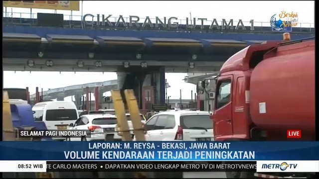 Libur Paskah, Volume Kendaraan di GT Cikarang Utama Meningkat