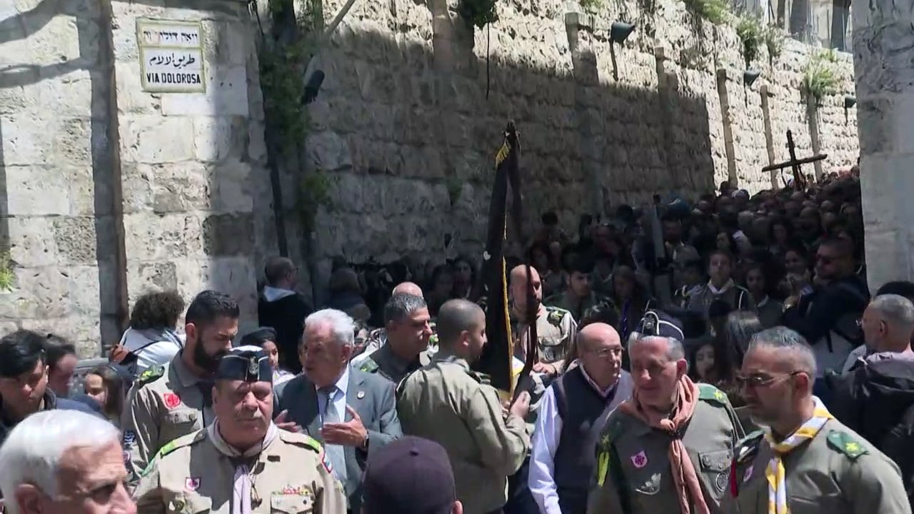 'Way of the Cross' Catholic procession marks Good Friday in Jerusalem