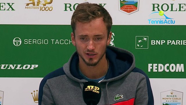 ATP - Rolex Monte-Carlo 2019 - Daniil Medvedev : J'ai vu que je pouvais faire souffrir Novak Djokovic
