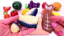 Learn Names of Fruit & Vegetables with Wooden Cutting Toys