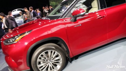 2020 Toyota Highlander Close-Up Look - 2019 NYIAS