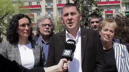 Encuentro de separatistas en Suiza: Otegi y Rovira se alían para frenar "el autoritarismo" de España
