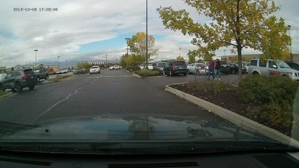 Mom Chases After Child in Runaway Cart