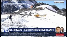 Dans le massif du Mont-Blanc, des poches d'eau sous un glacier menacent la vallée de Saint-Gervais