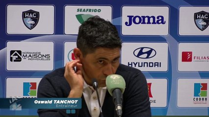 Après HAC - Paris FC (2-1), réaction d'Oswald Tanchot
