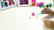 How to Make Papa Smurf & Princess Poppy  Trolls fll mvie  Play-Doh Craft Videos  Crafty Kids