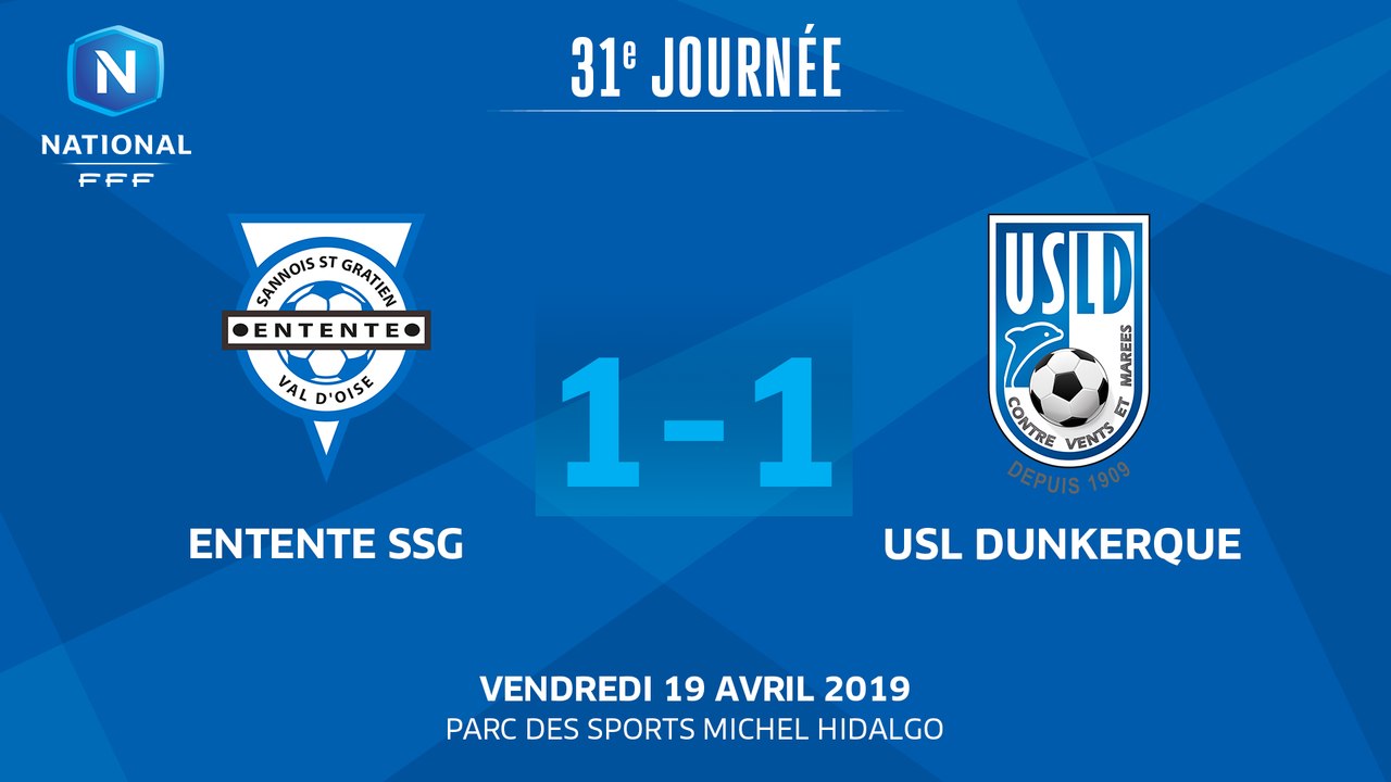 J31 : Entente SSG - USL Dunkerque (1-1), le résumé