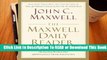 Full E-book Maxwell Daily Reader  For Trial