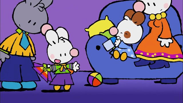 Petit Lapin Blanc: Première fois laver les vêtements et la pêche | Dessin Animé en Français