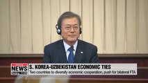 Peace on Korean Peninsula to enrich economic cooperation between S. Korea, Uzbekistan