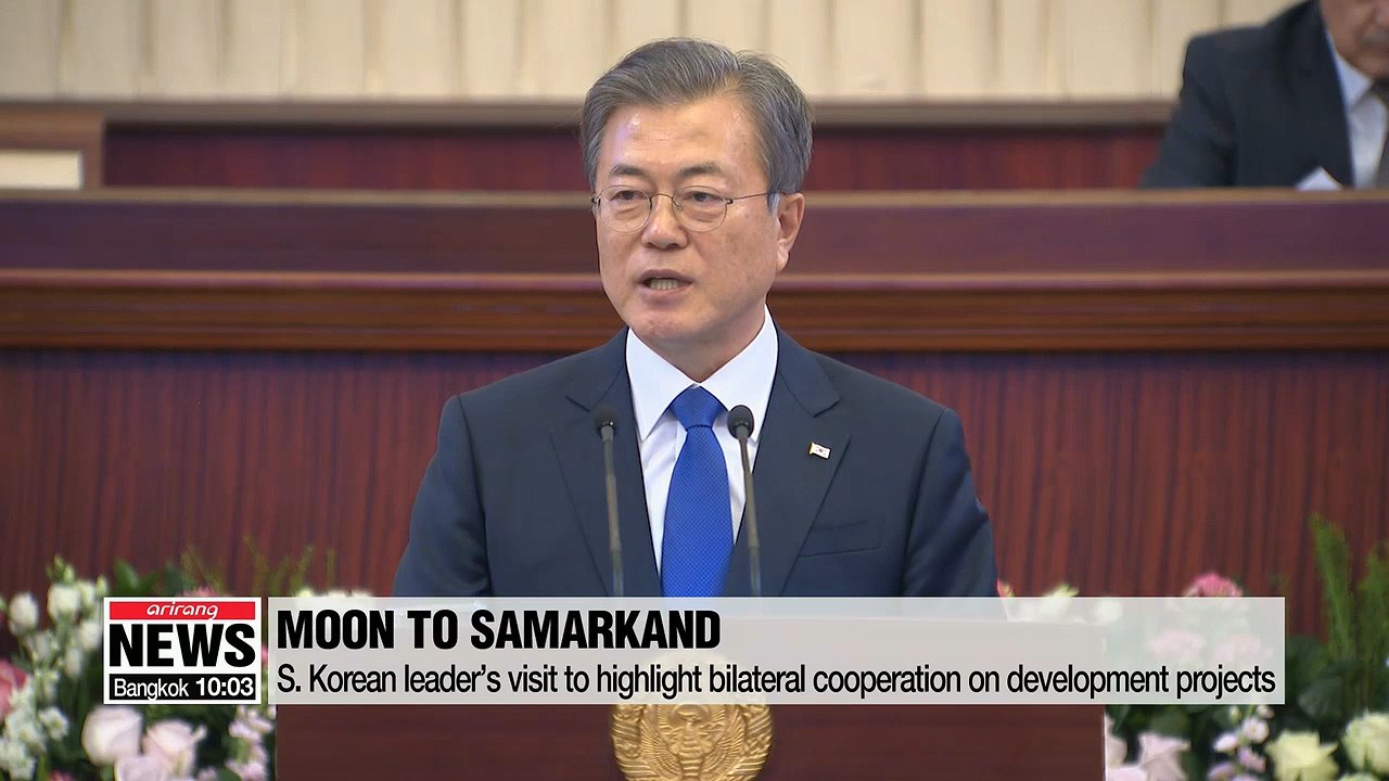 President Moon to visit Samarkand, highlights b...
