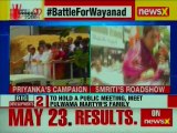 Priyanka Gandhi and Smriti Irani in Wayanad Today; Battle for Wayanad, Lok Sabha Election 2019