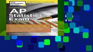 [BEST SELLING]  Cracking the AP Statistics Exam, 2018 Edition: Proven Techniques to Help You Score