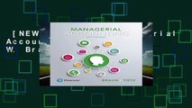 [NEW RELEASES]  Managerial Accounting by Karen W. Braun