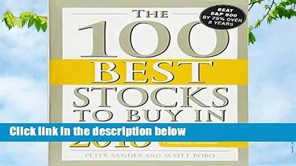 Full E-book  The 100 Best Stocks to Buy in 2018  For Kindle