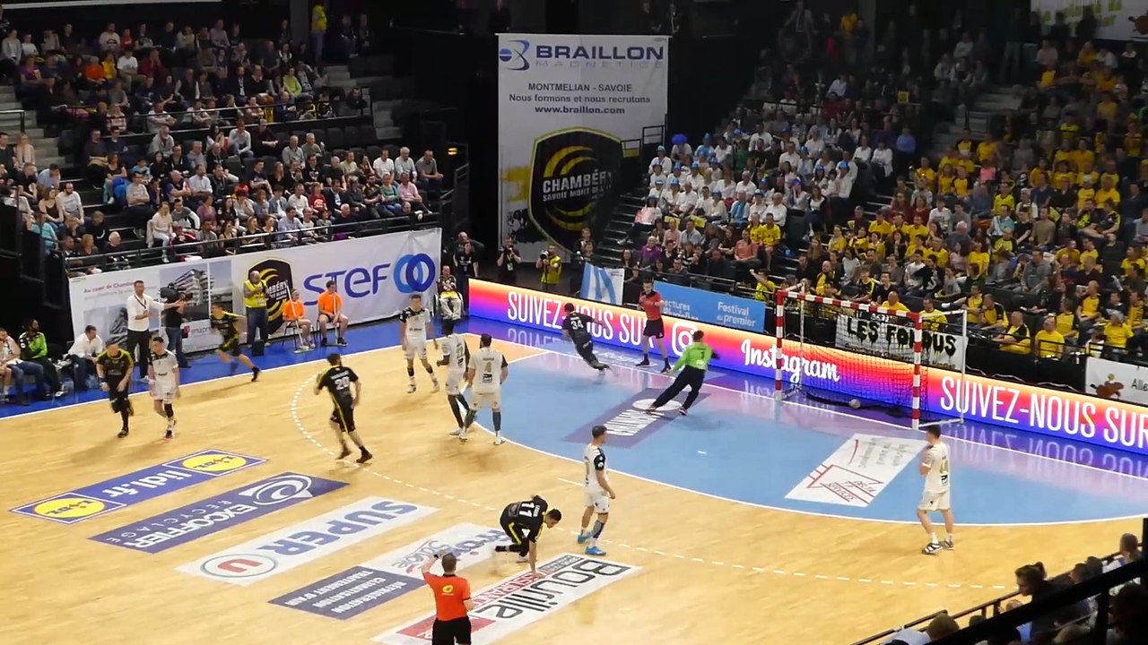 Minel Roucoulette et relance de Genty pour Richert - Chambéry 30 23 Aix - 18/04/2019