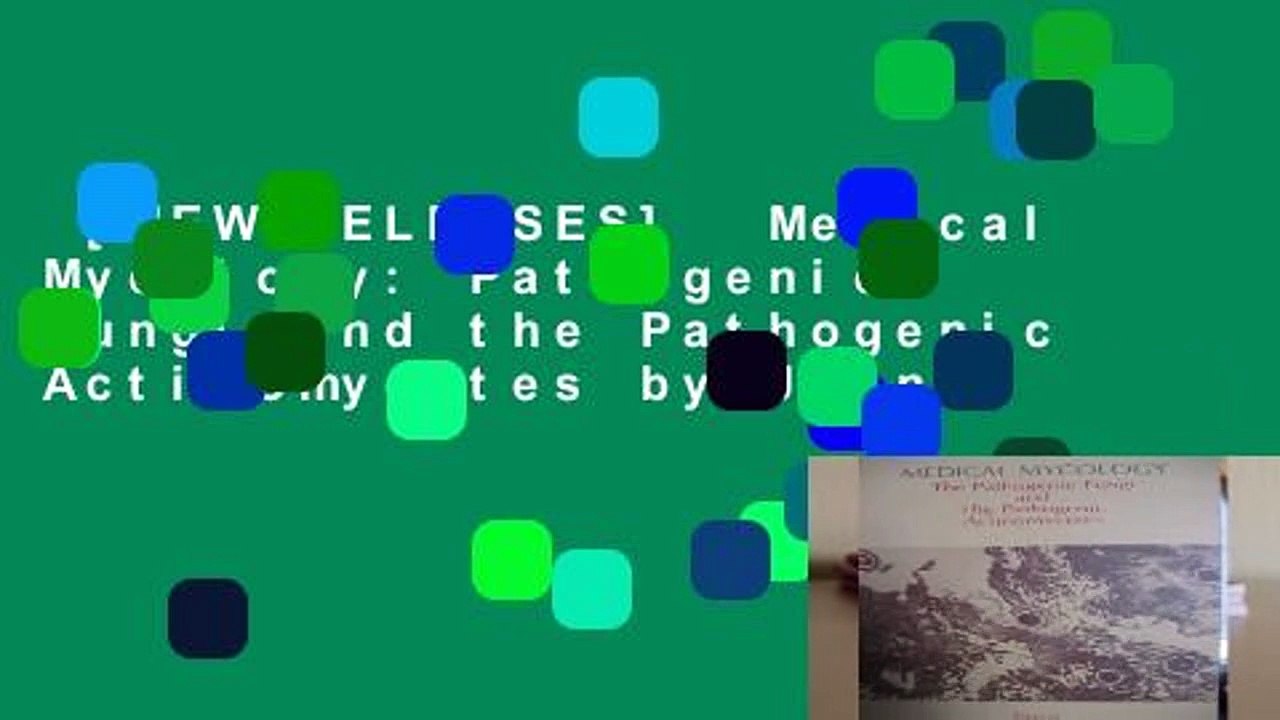 [NEW RELEASES]  Medical Mycology: Pathogenic Fungi and the Pathogenic Actinomycetes by John