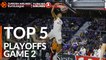 Top 5 Plays  - Turkish Airlines EuroLeague Playoffs Game 2