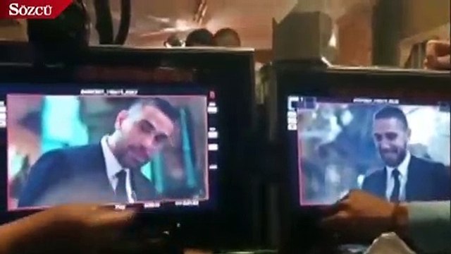 Neslihan Atagül'den eşi Kadir Doğulu'ya sürpriz