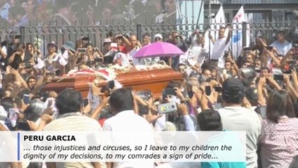 Peru's Garcia left suicide note