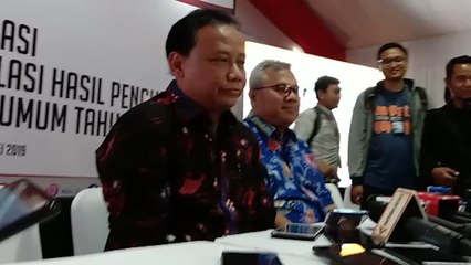 Ketua KPU Arief Budiman Tanggapi Klaim Kemenangan Kedua Kubu