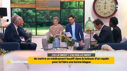 Fou rire sur le plateau de "La quotidienne" sur France 5 après une question très étrange... Regardez