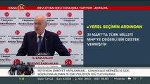 MHP lideri Bahçeli, Antalya'da konuşma yapıyor