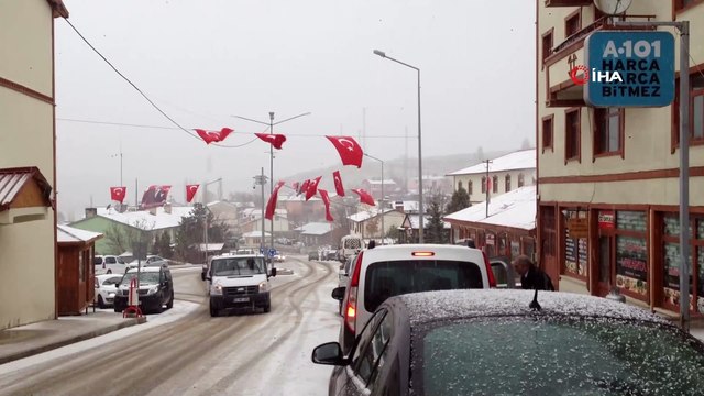 Kar yağışına hazırlıksız yakalandılar
