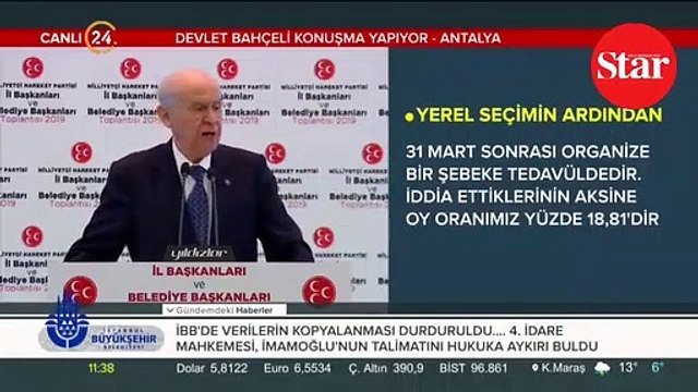 Bahçeli’den İmamoğlu’na çok sert sözler: Küresel kullanıma mesaj gönderiyor