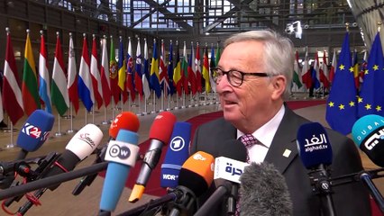 Juncker reconoce estar "preocupado" por un Brexit sin acuerdo