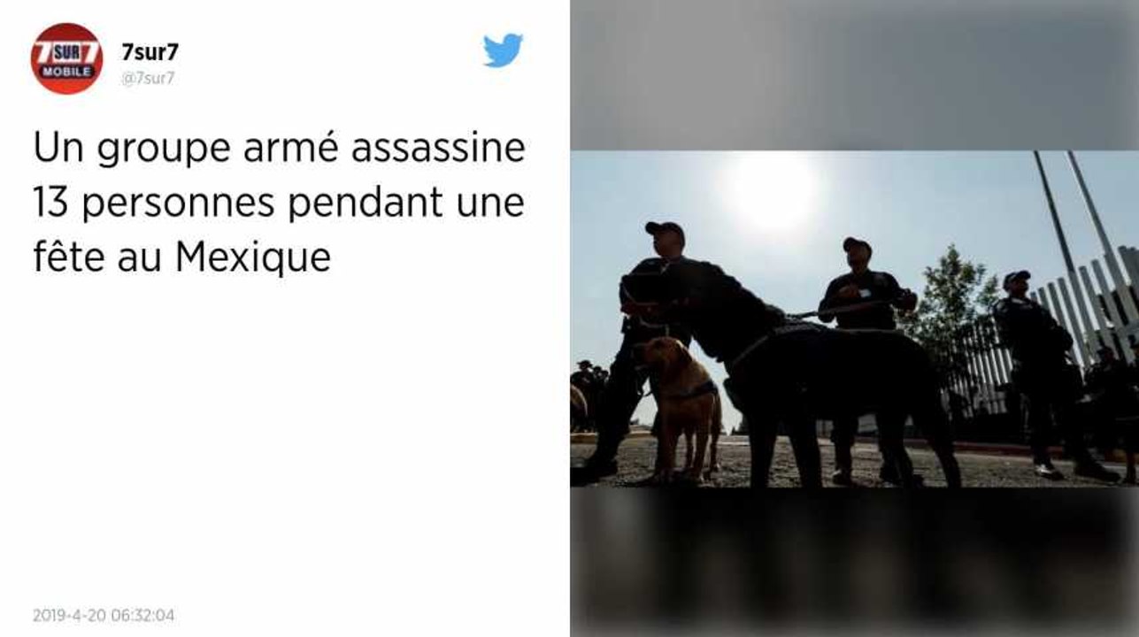 Mexique. 13 personnes tuées par un groupe armé lors d'une fête